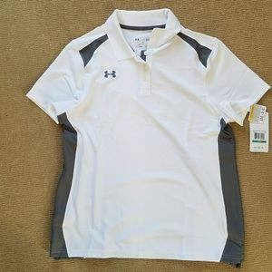 Spring Golfing Under Armour Collar Tees NEW